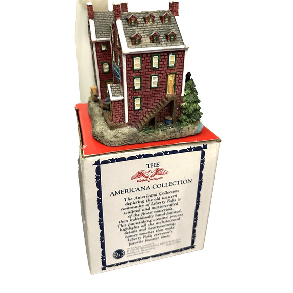The Americana Collection Liberty Falls Winthrop's Carpet Mill with Box Exc Cond - Picture 3 of 6
